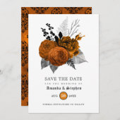 Gothic Wedding Save The Date (Voorkant / Achterkant)