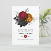  Gothic Wedding Save the Date (Staand voorkant)