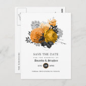 Gothic Wedding Save the Date Briefkaart (Voorkant / Achterkant)