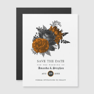 Gothic Wedding Save the Date Magnetische Uitnodiging