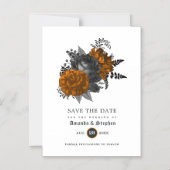  Gothic Wedding Save the Date Magnetische Uitnodiging (Voorkant)