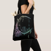 Gothic Wicca Crescent Pastel Gothic Moon Draagtas (Dichtbij)