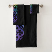 Gothic Window Rainbow Pride Bad Handdoek (Insitu)