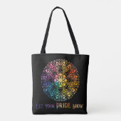 Gothic Window Rainbow Pride Draagtas (Achterkant)
