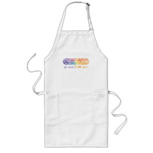 Gothic Window Rainbow Pride Lang Schort