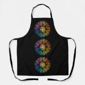 Gothic Window Rainbow Pride Schort (Voorkant)