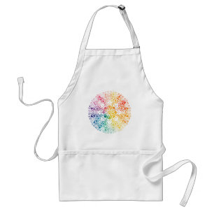 Gothic Window Rainbow Pride Standaard Schort