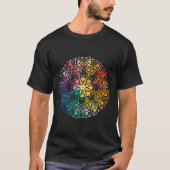 Gothic Window Rainbow Pride T-shirt (Voorkant)