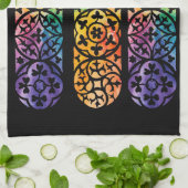 Gothic Window Rainbow Pride Theedoek (Gevouwen)