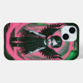 Gothic Wing Girl Halloween Art iPhone / iPad case (Achterkant (horizontaal))