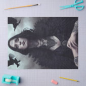 Gothic Witch Decoupage Tissuepapier (Craft)