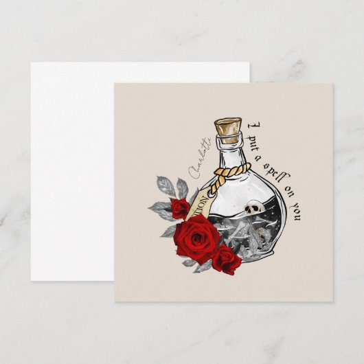 Gothic Witch Love Potion (Voorkant / Achterkant)