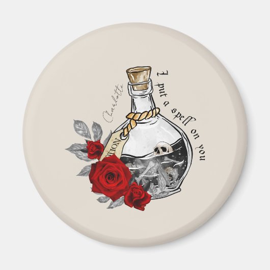 Gothic Witch Love Potion Magneet (Voorkant)