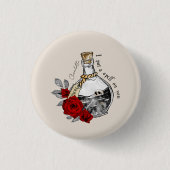Gothic Witch Love Potion Ronde Button 3,2 Cm (Voorkant)