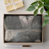 Gothic Witch Smoking Cigar Halloween Decoupage Tissuepapier (Geschenk)