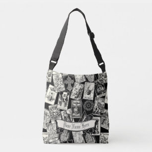 Gothic Witch Witchcraft Apothecary Tarot Kaarten Crossbody Tas