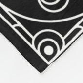 Gothic Witchy Coven Bruid Tarot Halloween Bachelor Fleece Deken (Hoek)