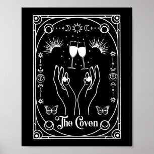 Gothic Witchy Coven Bruid Tarot Halloween Bachelor Poster