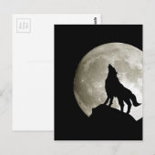 Gothic Wolf Briefkaart (Voorkant / Achterkant)