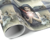 Gothic Wolf Cadeaupapier (Rol Hoek)