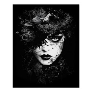 Gothic Woman Perfect Poster