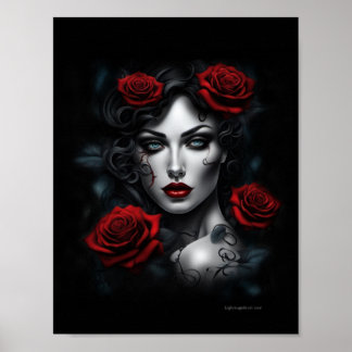 Gothic Woman Poster