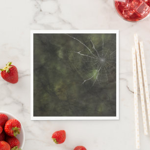 Gothic Zilver Web verontwaardigd Servet