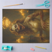 Gothic Zombie Bride in de Gouden Ballroom | Hallow Tissuepapier (Craft)