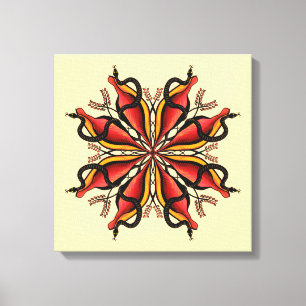 Gothic zorgt voor een snellere Tattoo Canvas Afdruk