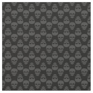 gothic zwart grijs Halloween schedel grijs skelet Stof