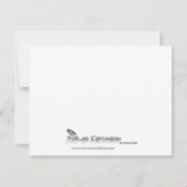 Gothic Zwart Roos Trellis Bruiloft Save the Date (Achterkant)