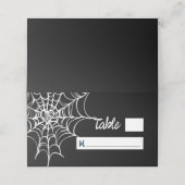Gothic Zwart Spooky Halloween Bruiloft (Buitenkant ongevouwen)