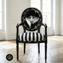 Gothic Zwart Wit Glamour Decoupage