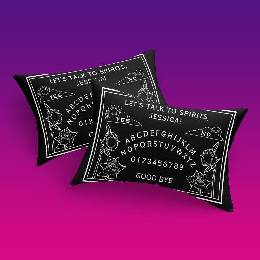 Gothic Zwart Wit Rozen Talking Board Kussensloop