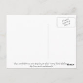 Gothick Fairy Briefkaart (Achterkant)