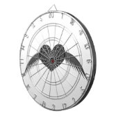 Gothique aimer amour Cible de flechettes coeur (Devant droit)