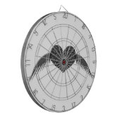 Gothique aimer amour Cible de flechettes coeur (Devant gauche)