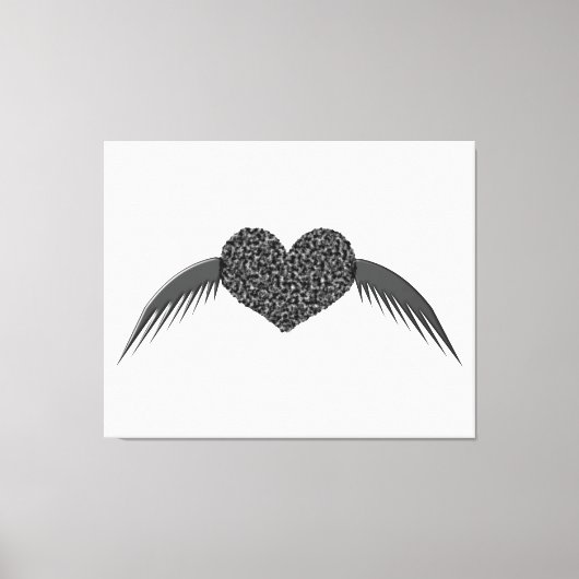 Gothique aimer coeur toile Imprimer (Recto)