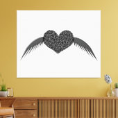 Gothique aimer coeur toile Imprimer (Insitu(Salon))