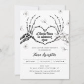 Gothique Amour Halloween Baby shower Invitation (Devant)