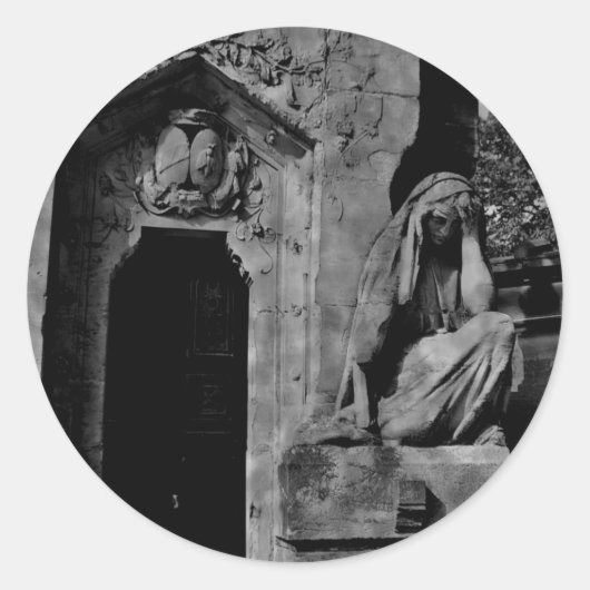 Gothique beaux autocollants tombes (Devant)