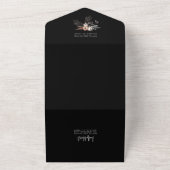Gothique Boho tout en un mariage Invitation (Dehors)