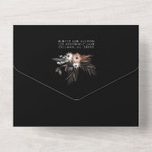 Gothique Boho tout en un mariage Invitation (Verso)