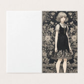 Gothique Chic petite robe noire LBD Blank (Outside Unfolded)