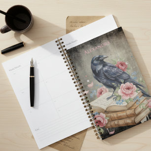 Gothique Corbeau Académie Sombre Floral