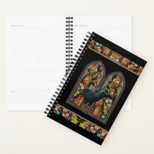 Gothique Corbeau Art Jour Noir Planificateur