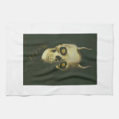 Gothique diable crâne serviette de cuisine (Horizontal)