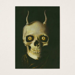 Gothique Diable Skull ACEO Carte de visite