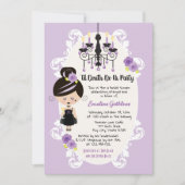 Gothique Douche nuptiale Invitations Robe Mariage (Devant)