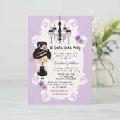 Gothique Douche nuptiale Invitations Robe Mariage (Debout devant)